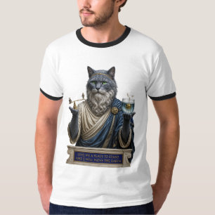 Camiseta Gato Azul Russo Arquimedes
