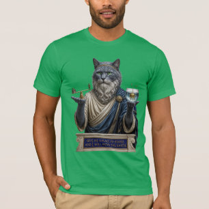 Camiseta Gato Azul Russo Arquimedes