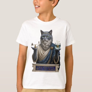 Camiseta Gato Azul Russo Arquimedes
