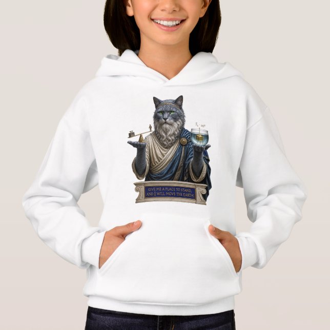 Camiseta Gato Azul Russo Arquimedes (Frente)