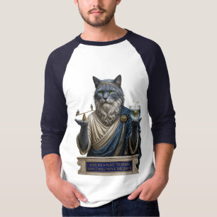 Camiseta Gato Azul Russo Arquimedes