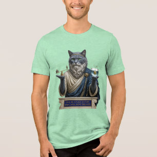Camiseta Gato Azul Russo Arquimedes