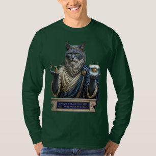 Camiseta Gato Azul Russo Arquimedes