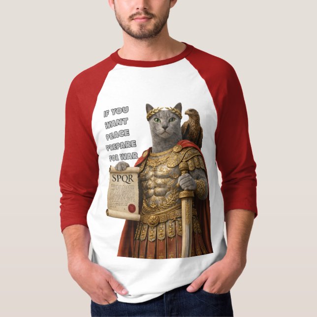 Camiseta Gato Azul Russo César (Frente)