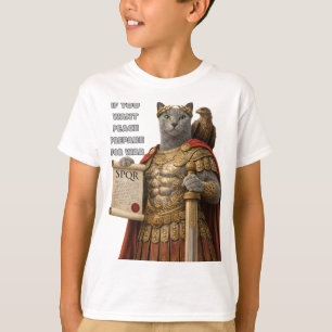 Camiseta Gato Azul Russo César
