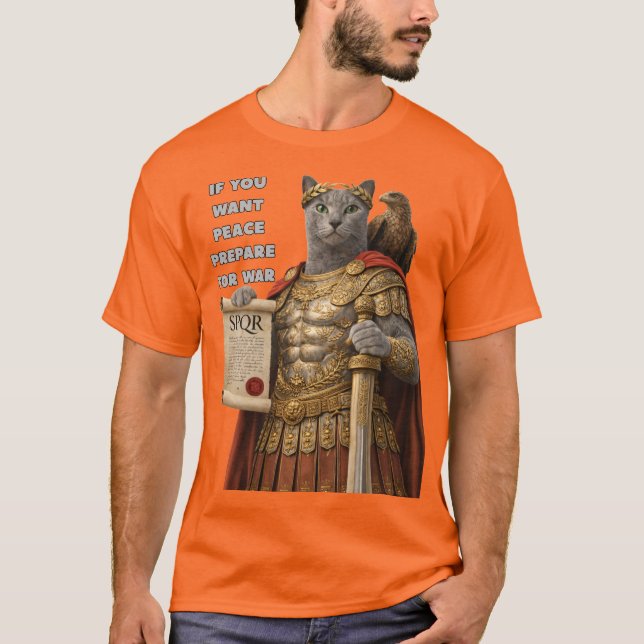 Camiseta Gato Azul Russo César (Frente)
