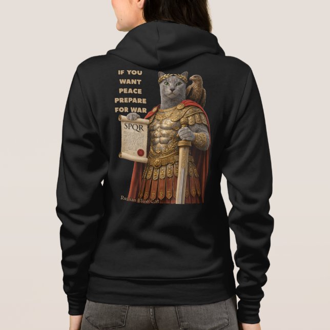 Camiseta Gato Azul Russo César (Verso)