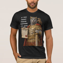 Camiseta Gato Azul Russo César
