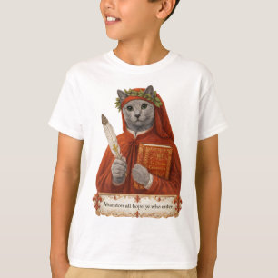 Camiseta Gato Azul Russo Dante Alighieri