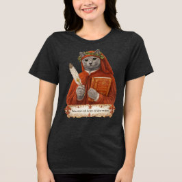 Camiseta Gato Azul Russo Dante Alighieri