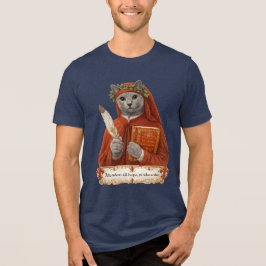 Camiseta Gato Azul Russo Dante Alighieri
