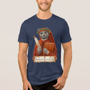 Camiseta Gato Azul Russo Dante Alighieri