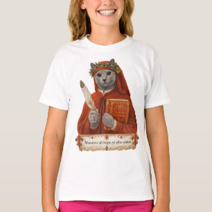 Camiseta Gato Azul Russo Dante Alighieri