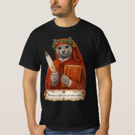 Camiseta Gato Azul Russo Dante Alighieri