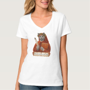 Camiseta Gato Azul Russo Dante Alighieri