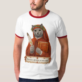 Camiseta Gato Azul Russo Dante Alighieri
