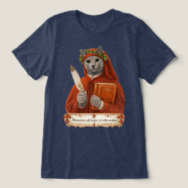 Camiseta Gato Azul Russo Dante Alighieri