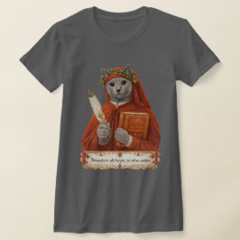 Camiseta Gato Azul Russo Dante Alighieri