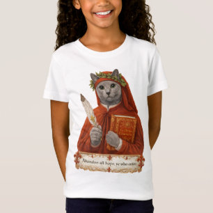 Camiseta Gato Azul Russo Dante Alighieri