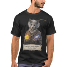 Gato Azul Russo Einstein - Imaginação
