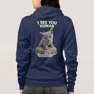 Camiseta Gato Azul Russo – Eu Vejo Você Humano