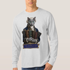 Camiseta Gato Azul Russo Immanuel Kant