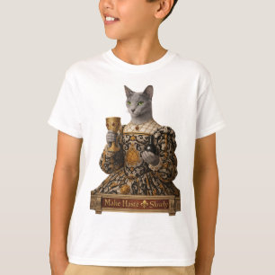 Camiseta Gato Azul Russo Lucrezia de Médici
