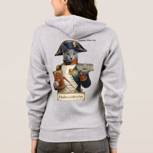 Camiseta Gato Azul Russo Napoleão Bonaparte
