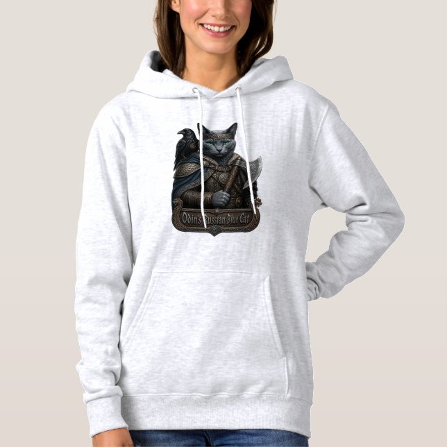 Camiseta Gato Azul Russo Nobre Odin (Frente)