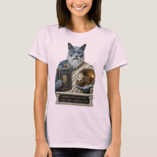 Camiseta Gato Azul Russo Plato