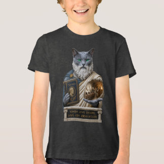 Camiseta Gato Azul Russo Plato