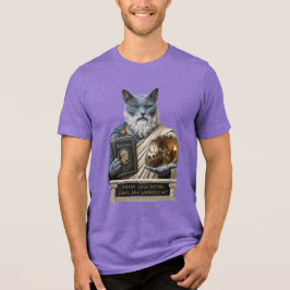 Camiseta Gato Azul Russo Plato