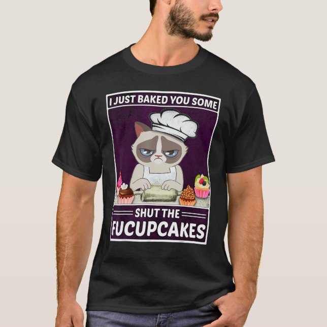 Camiseta Gato Bajulando Eu Te Fiz Calar Um Pouco A Fucupca (Frente)
