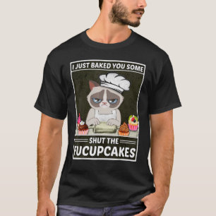 Camiseta Gato Bajulando Eu Te Fiz Calar Um Pouco A Fucupca