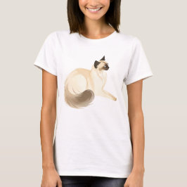 Camiseta gato balinês