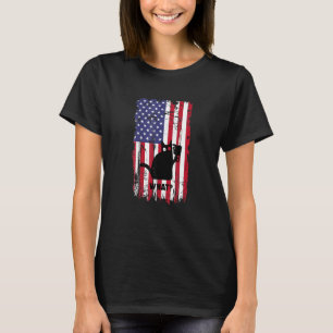Camiseta Gato Bandeira O Que Gato Preto Gato Assassinato Co