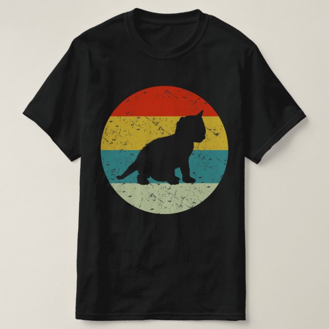 Camiseta gato bangal (Frente do Design)