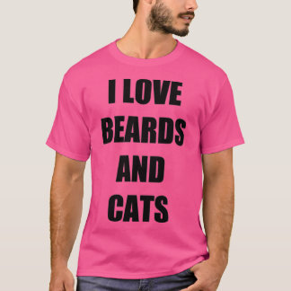 Camiseta Gato Barba Gato Lover Funny Gift Idea Classic TSir
