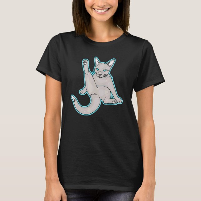 Camiseta Gato Bastante Relaxado (Frente)