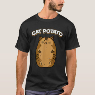 Camiseta Gato Batata Funny Gorda Gordura Gorda Batata Felin