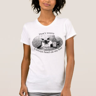 Camiseta gato bêbedo