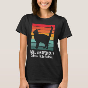 Camiseta Gato Bem Comportado Gato Fofo