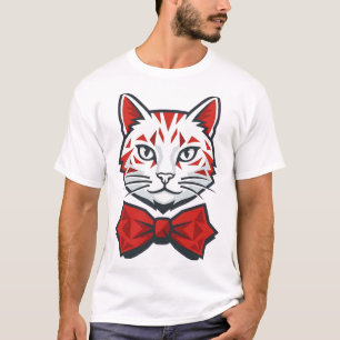 Camiseta Gato Bem Vestido
