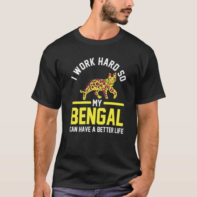 Camiseta Gato Bengal (Frente)