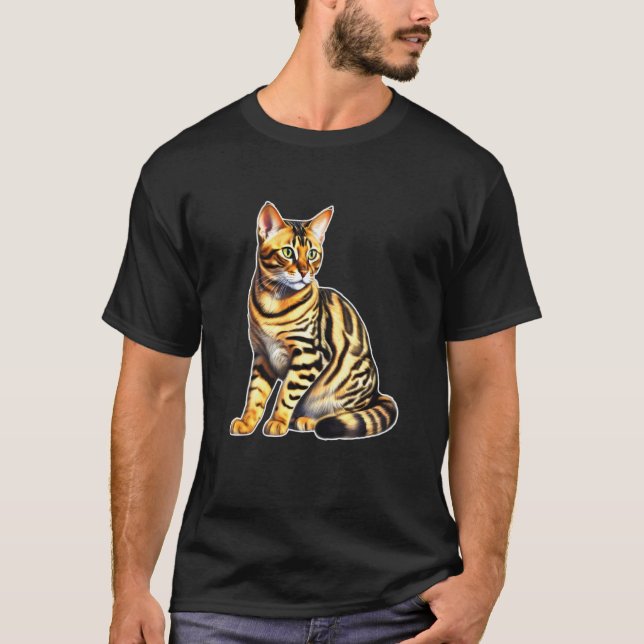 Camiseta Gato Bengal (Frente)