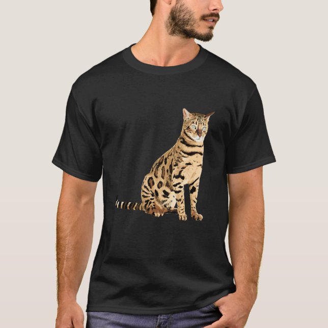 Camiseta Gato Bengal (Frente)