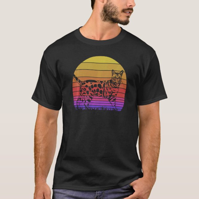 Camiseta Gato Bengal  2 (Frente)
