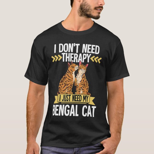 Camiseta Gato Bengal  8 (Frente)