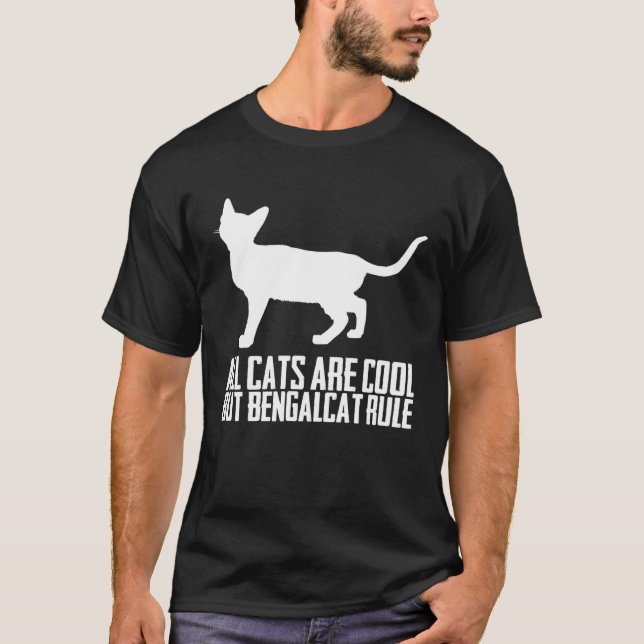 Camiseta Gato Bengal Bengal gatinho (Frente)