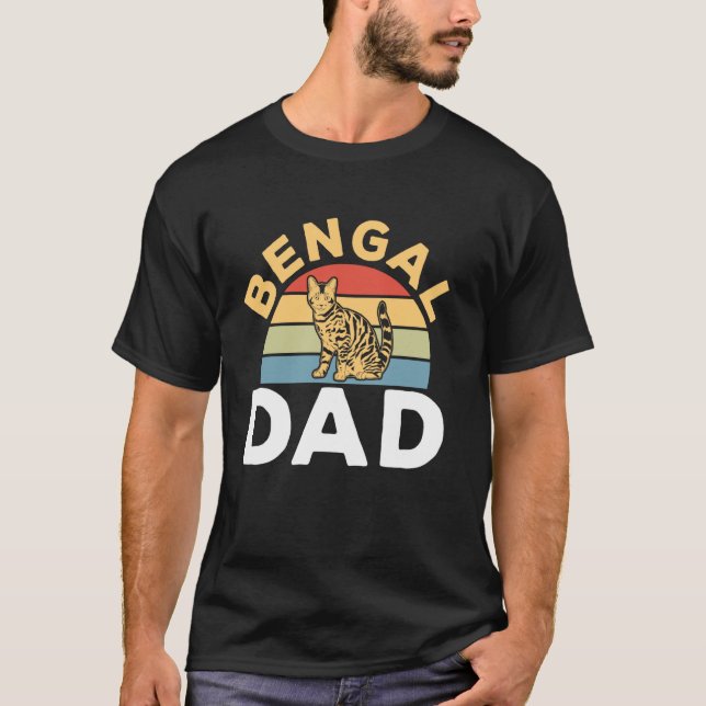 Camiseta Gato Bengal Pai Bengal (Frente)